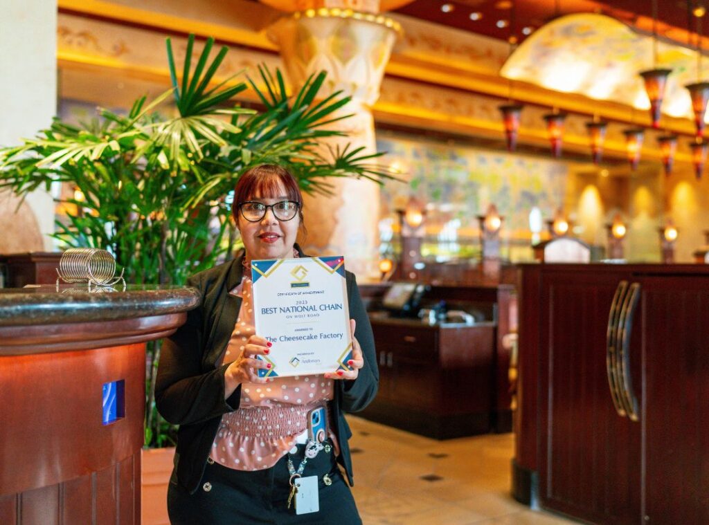 Best National Chain - Cheesecake Factory